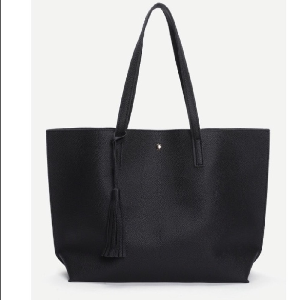 Large Vegan Leather Tote
